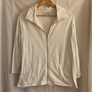 Chico's White Utility Jacket